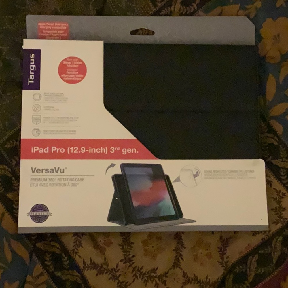 Targus iPad 12.9 flip cover and stand.